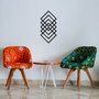 Wallity Geometry Escultura de pared Negra